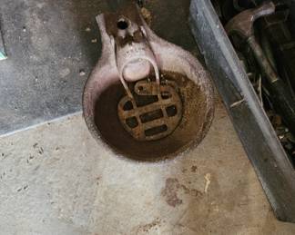 Cast iron cow waterer
