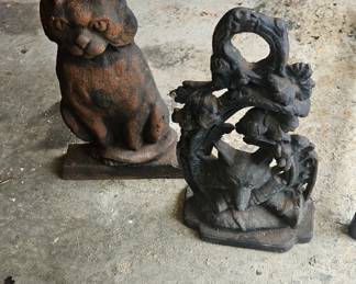 Cast iron door stops