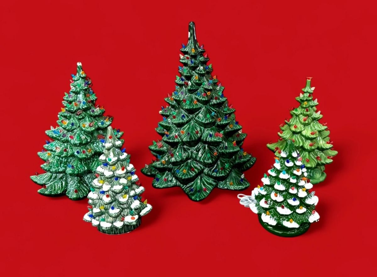 Vintage Ceramic Christmas Trees