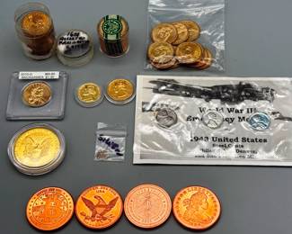 Silver Eagle, Copper Rounds, Presidential Dollars and more
