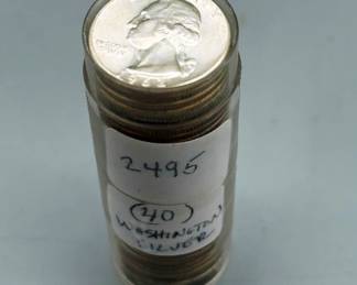 (40) Silver Washington Quarters 