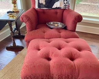 oversized chair w/ottoman