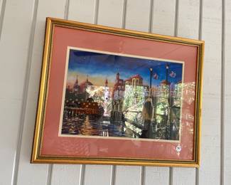 lots of wall art