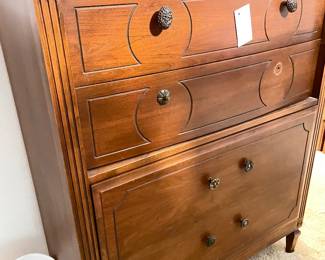 chest of drawers, we have a dresser w/mirror matching