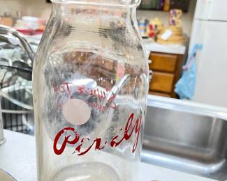 vintage cream /milk bottle