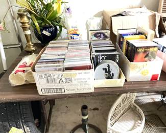 cd's, VCR tapes & DVD movies