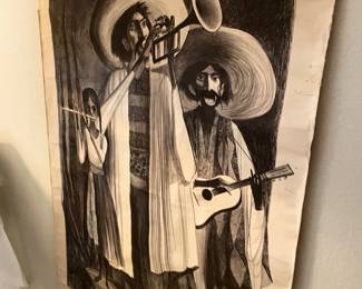 mariachi band, vintage