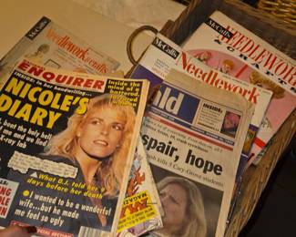 Old magazines and newspapers 