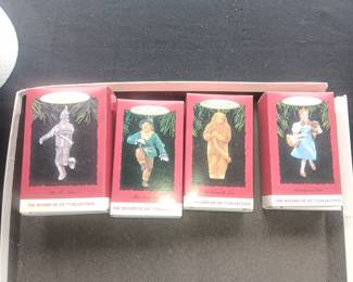 Hallmark Wizard of Oz ornaments 
