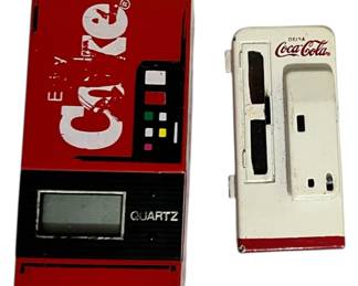 CocaCola Diecast Mini Machine  Clock