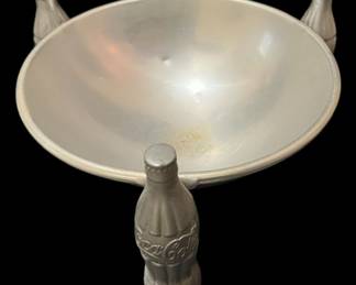 CocaCola 1935 Aluminum Pretzel Dish
