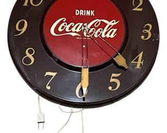 Telechron CocaCola Electric Wall Clock