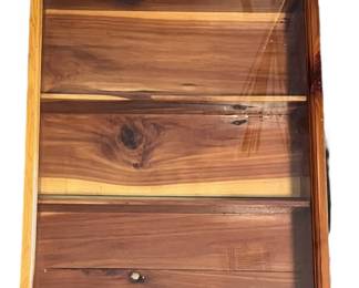 Handmade Cedar Wooden Display Cabinets