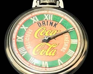 Vintage CocaCola Pocket Watch