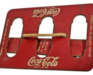 CocaCola Rope Handle 6Bottle Carrier