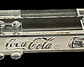 CocaCola Crystal Delivery Truck Figurine