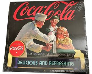 CocaCola 16Month 2006 Wall Calendar