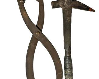 Antique Ice Hook Tongs Slater Hammer