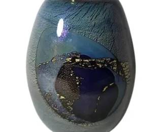 1979 Robert Eickholt Signed Art Glass Vase