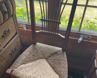 Cute wicker chair. $25