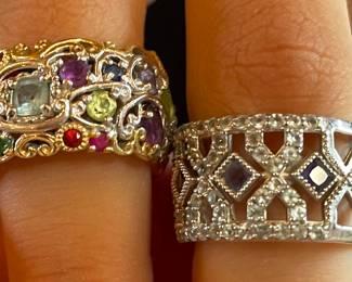 $30 each. small sizes. sterling silver