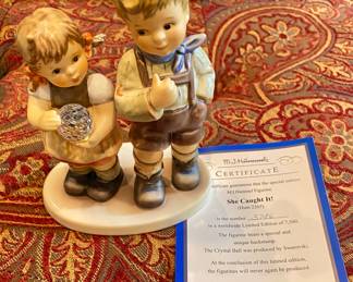 One of a large grouping of collectible Hummels, some club members only and more.