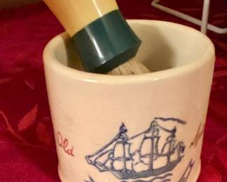 Very cool Old Spice Vintage Shaving mug and brush.
