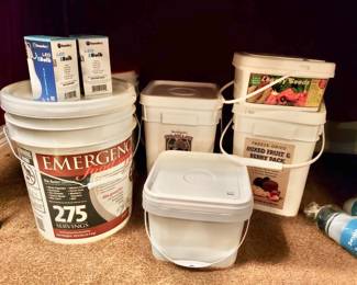 Emergency 20 + years freeze dried food and fruit.