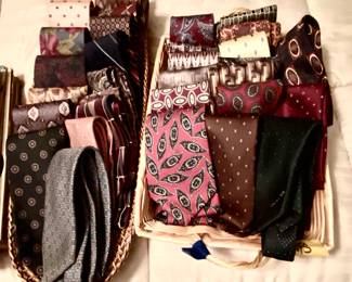 Vintage silk ties