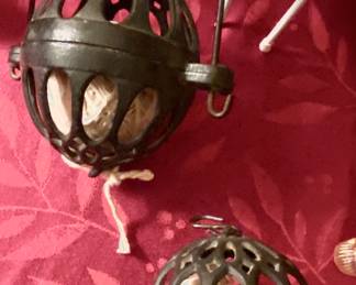 Vintage Cast iron Spool holders