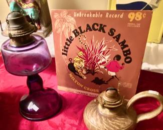 Rare Little Black Sambo Record and Sleeve