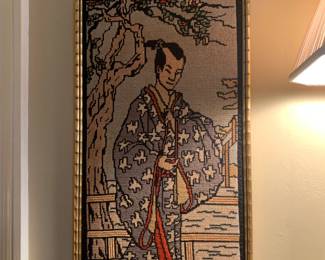 oriental needlepoint artwork 