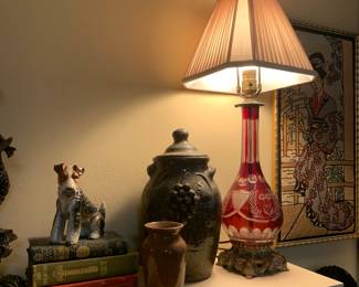 Meaders Pottery pieces, Lamp 2/2 
