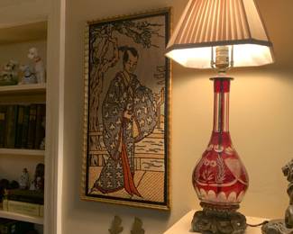 Needlepoint oriental artwork 
