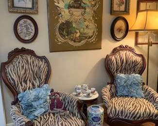 Antique arm chairs 