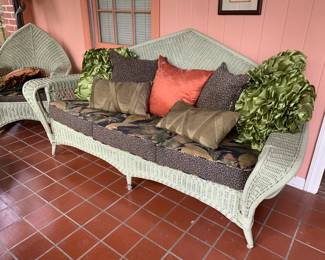 Rattan sofa 