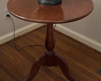Antique Pedestal Tea Table