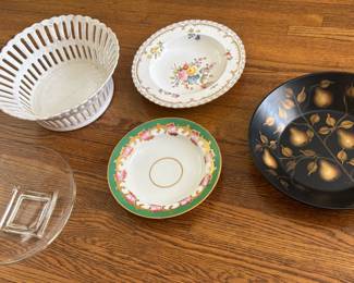 Selection of Decorative and Serving Pieces