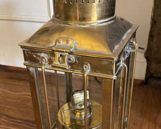 Sweet Brass Cargo Ship Lamp