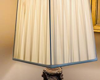 Pink Marble French Lamp