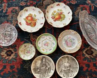 Decorative and Cut Glass Pieces