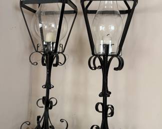 Arts and Crafts Candlestick Pair
