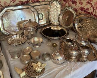 Great Collection of Silver Plate - Some Sterling