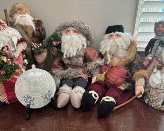 Handmade Christmas Santas
