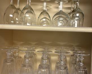 Crystal and Glass Stemware