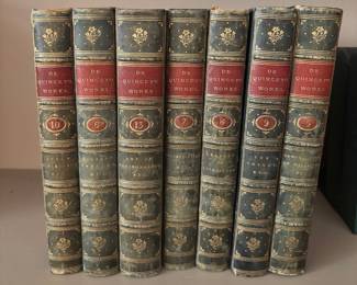 Set of Leather Bound De Quincy Works