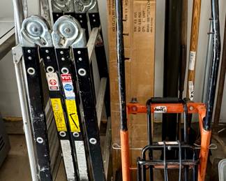 Multipurpose Ladder • Step Ladder • Adjustable Dolly • Small Portable Pull Cart