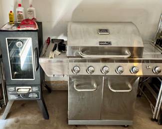 Smoke Hollow Smoker • Nexgrill 6 Burner Gas Grill