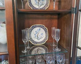 Baccarat and other crystal stemware