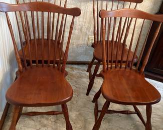 4 Frederick Duckloe & Bros. Chairs